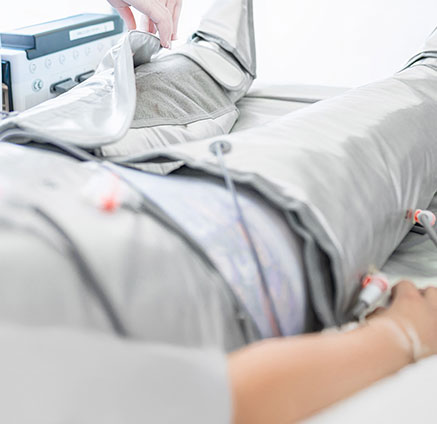 Lymphatic drainage or Pressotherapy 