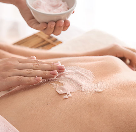 Oud Body Scrub, Sea Salt Body Scrub, and Golden Scrub 